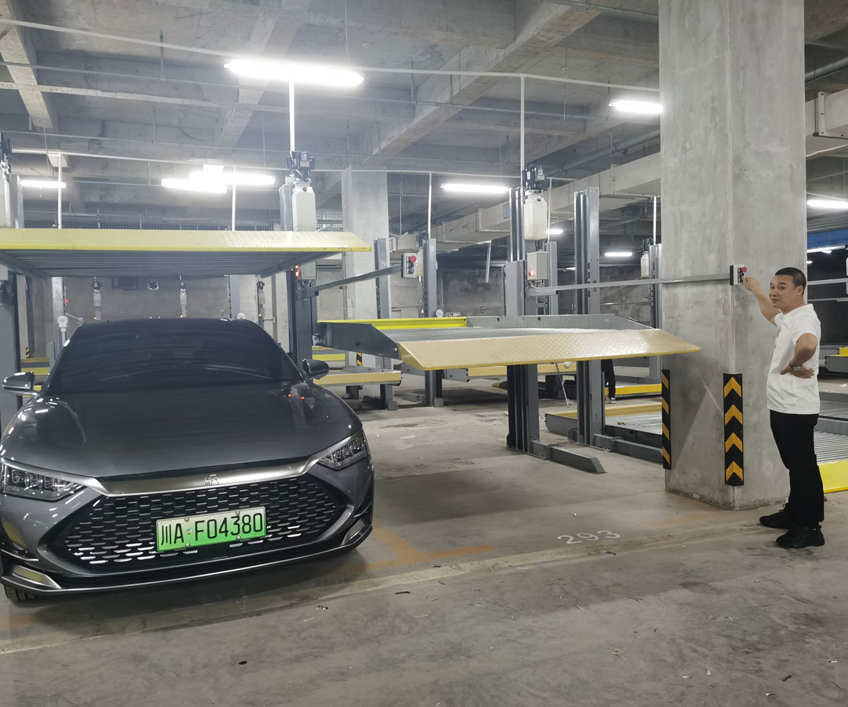 鼎城区两层机械停车拆除