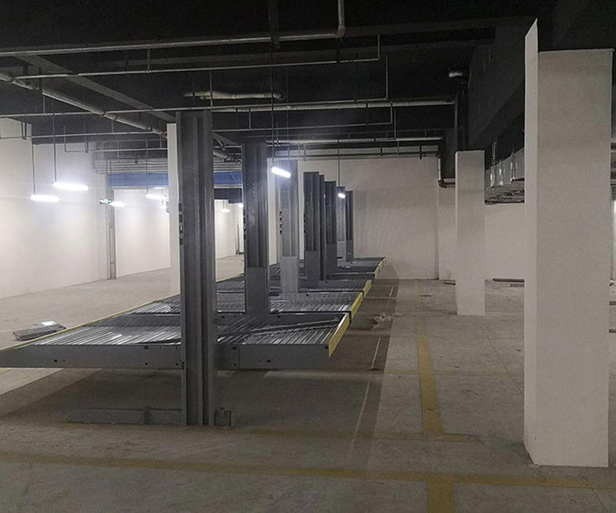 大祥区二层简易式机械停车过验收