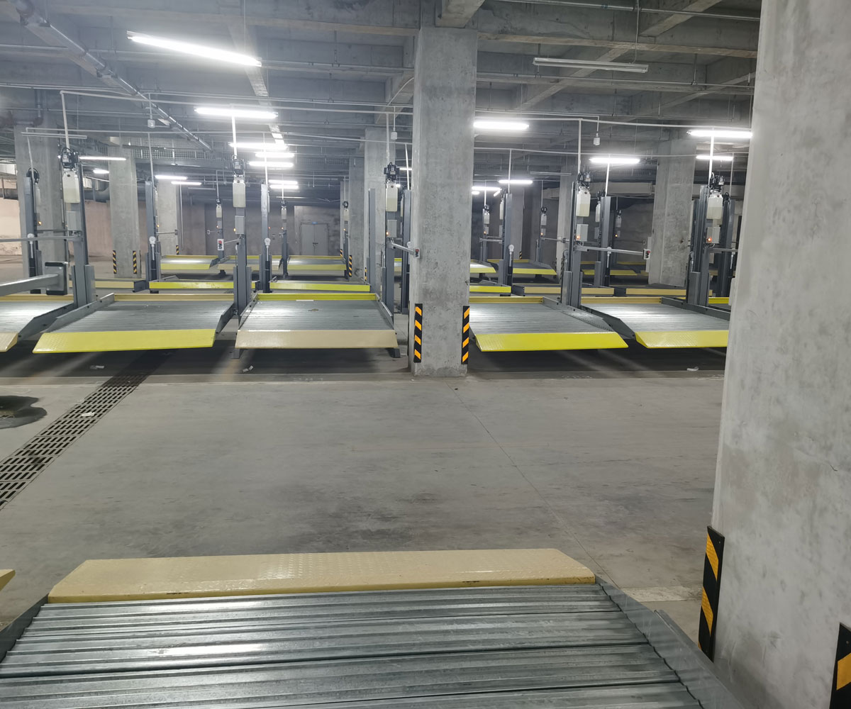 汉寿县2层简易式机械停车场安装