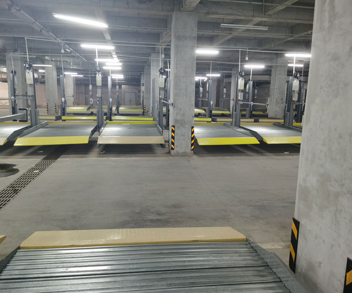 衡南县2层简易式机械停车场安装