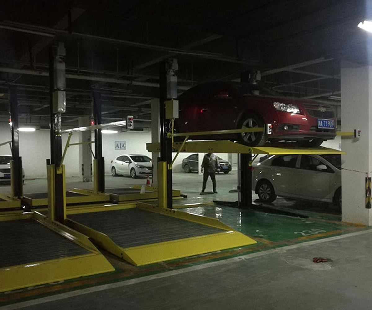 祁东县双层简易升降机械立体停车设备价格