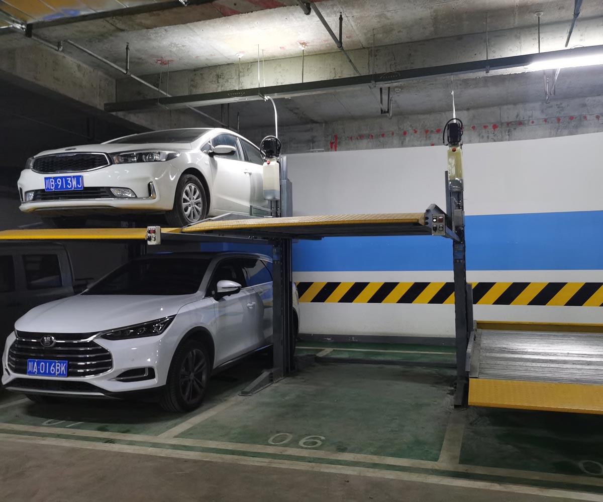 二层升降式立体停车场 二层升降式立体停车场