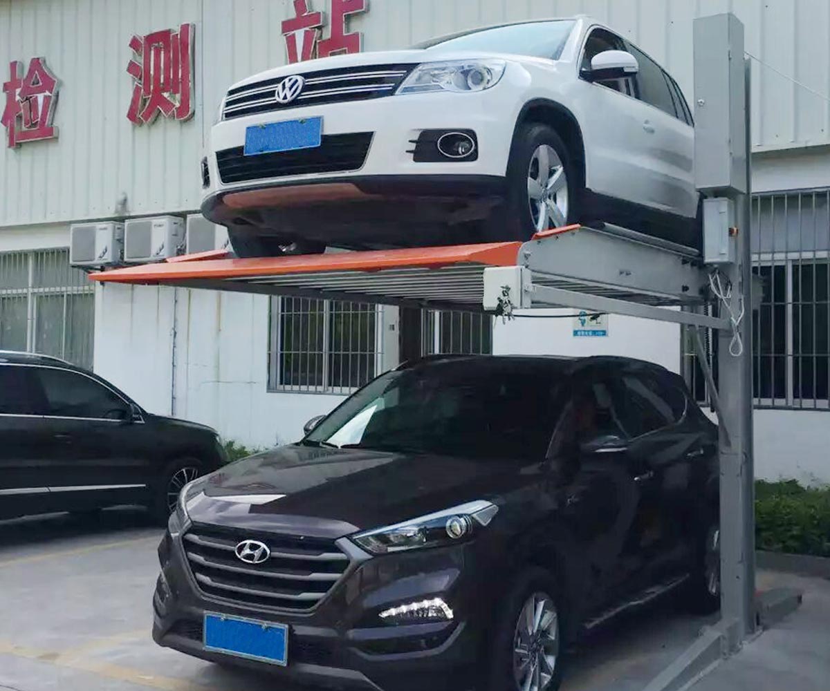 重庆市双柱简易升降立体停车场