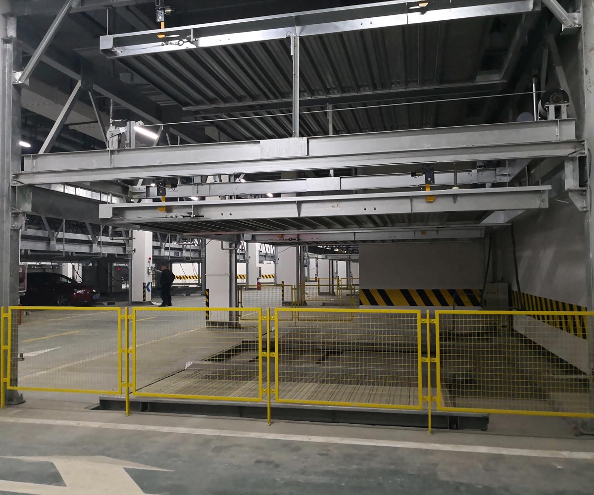 十堰市单列PSH2二层升降横移机械式停车设备