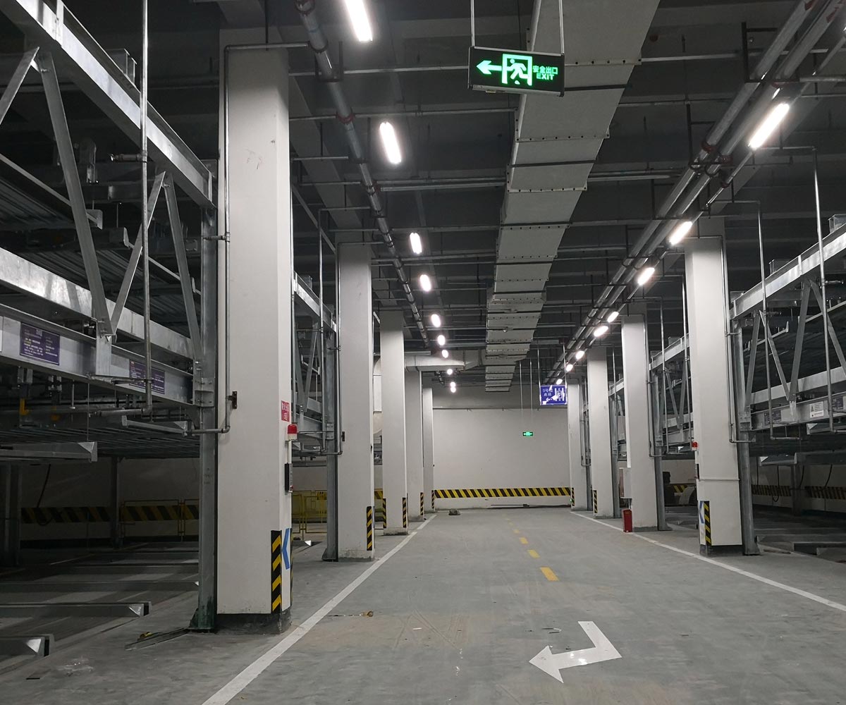 醴陵市PSH5五层升降横移机械式停车设备