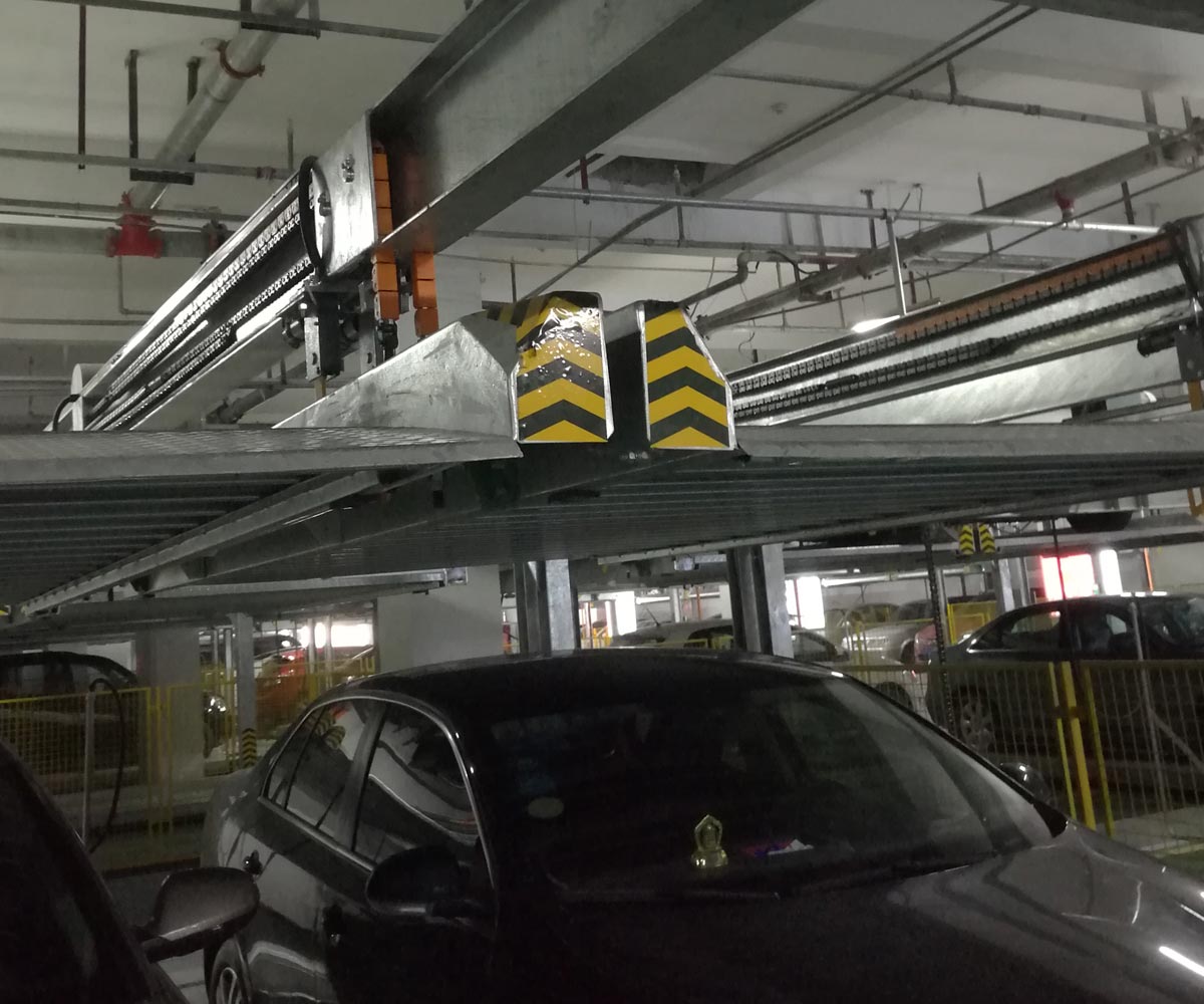岳阳县二层升降横移式机械式停车位